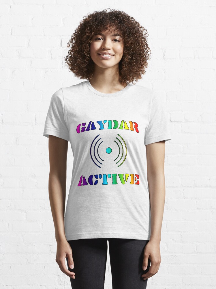 Alternate view of Gaydar Active II LGBTQIA Essential T-Shirt