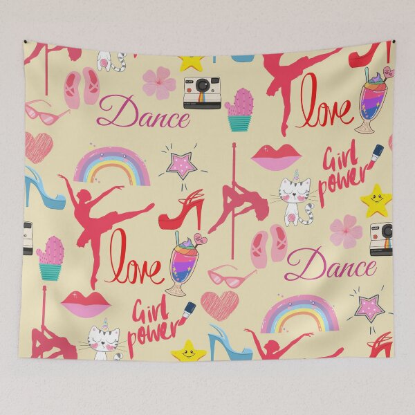 Item preview, Cute Girly Dance Design designed and sold by Mommaspouch.