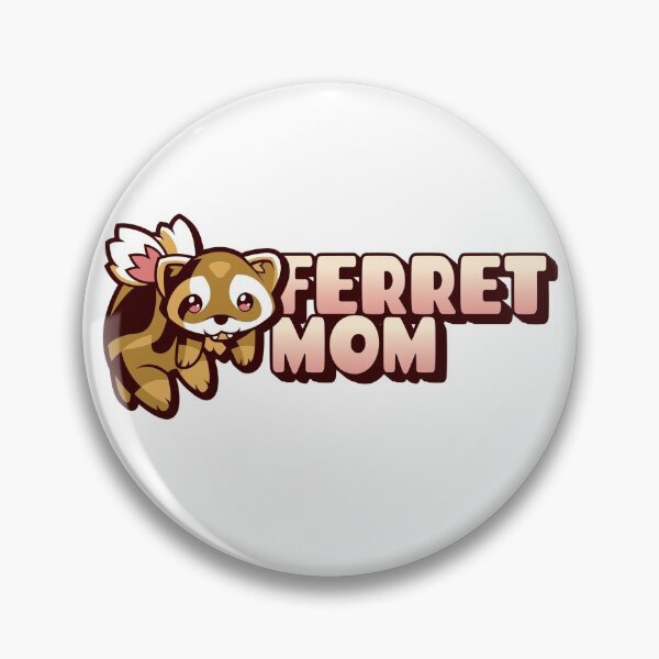 Item preview, Ferret Mom Cartoon Cute Ferret with Teeth designed and sold by jacks-tees.