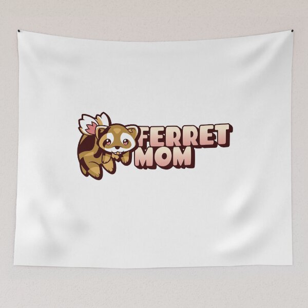Item preview, Ferret Mom Cartoon Cute Ferret with Teeth designed and sold by jacks-tees.