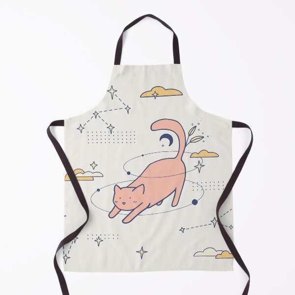 Item preview, Stretching cat with star constellations designed and sold by RebeccaCeleste.