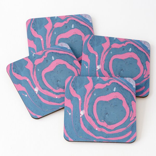 Item preview,  Pink and  blue acrylic painting  designed and sold by Designhub14.
