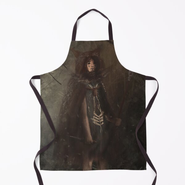 Item preview, Ursa Major | Warrior | Woman with bearskin coat and spear designed and sold by RebeccaCeleste.