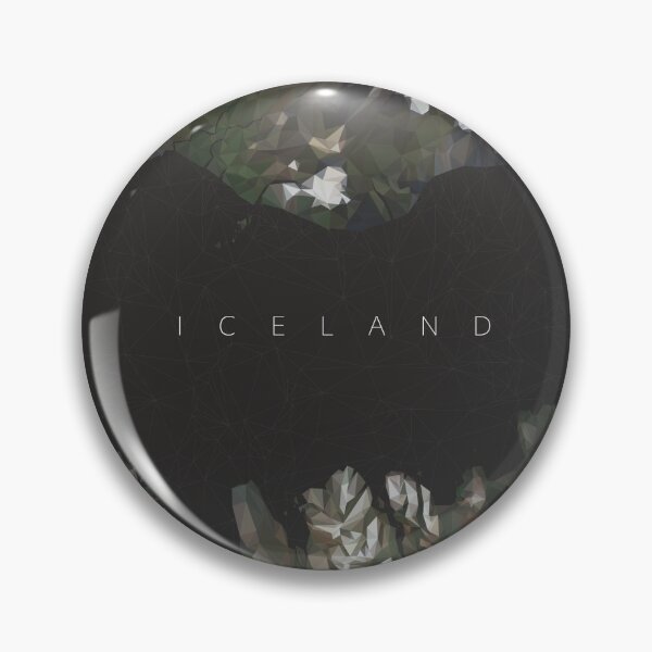 Artikelvorschau, Island Karte Wanderlust Low Poly Stil entworfen und verkauft von RebeccaCeleste.