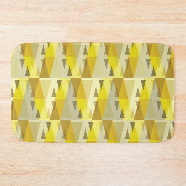 Item preview, Vertical Triangles Pattern – Yellow designed and sold by RoguePatterns.