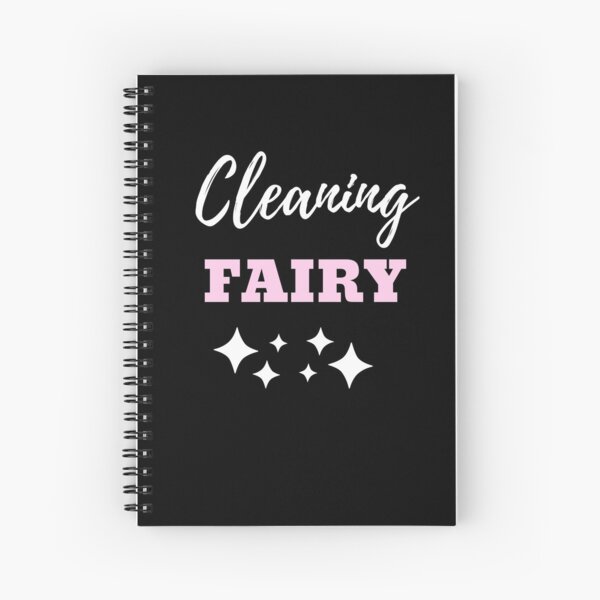 Cleaning Fairy Spiral Notebook