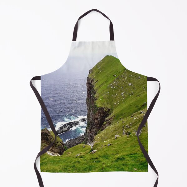 Item preview, Rock by the ocean Fog Sea view Faroe Islands designed and sold by Tanja Dianova.