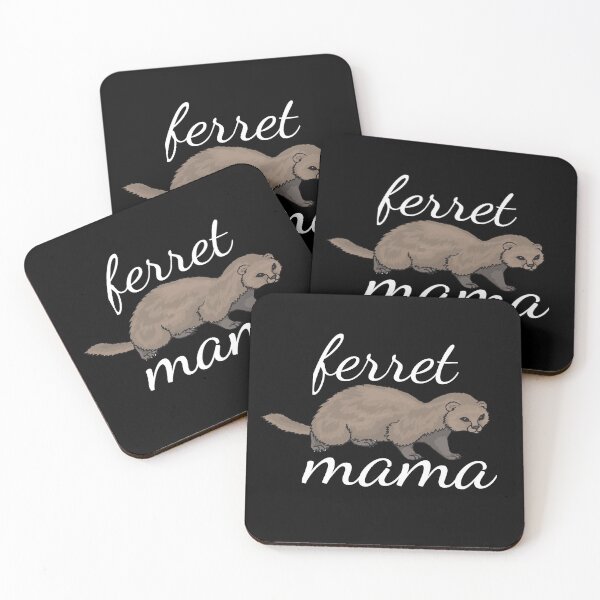 Item preview, Ferret Mama Fierce Ferret Text designed and sold by jacks-tees.