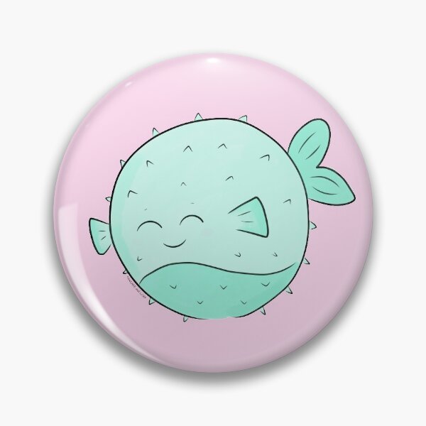 Item preview, Happy Pufferfish designed and sold by PancakeAndLoaf.