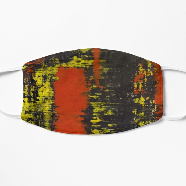 Gerhard Richter - Abstraktes Bild (809-4) | Quadratische abstrakte Malerei | Abstrakte Wandkunst, abstrakte Leinwand Wandkunst, abstrakte Kunst Flache Maske