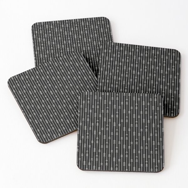 Item preview, Minimal neutral arrows  and lines on black designed and sold by misentangled.