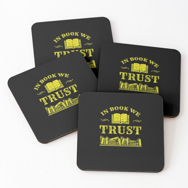 Item preview, In Book we Trust Read Reading Bookworm Literature designed and sold by bonnybazooka.