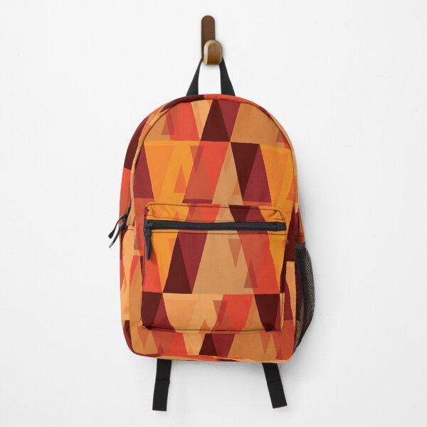 Item preview, Vertical Triangles Pattern – Orange designed and sold by RoguePatterns.