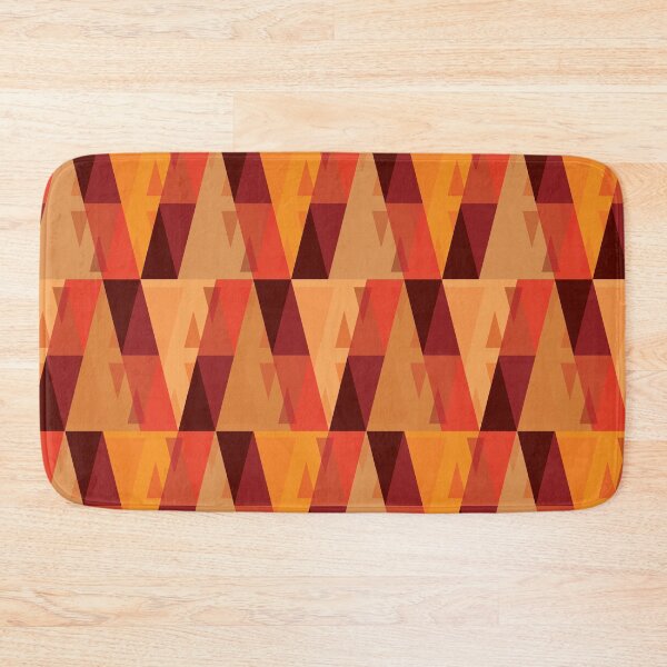 Item preview, Vertical Triangles Pattern – Orange designed and sold by RoguePatterns.