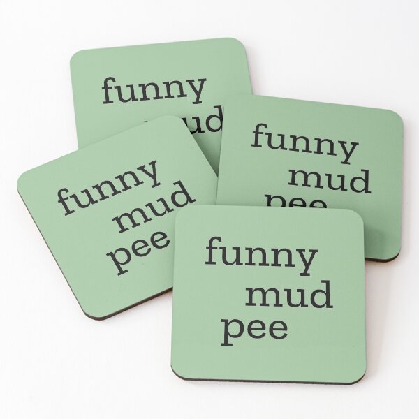 Item preview, funny mud pee - black designed and sold by lexicolor.