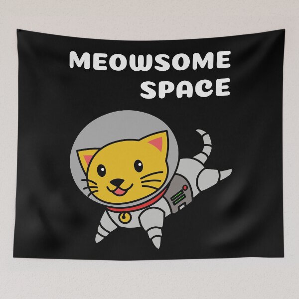 Item preview, MEOWSOME SPACE - FUNNY CAT PUN designed and sold by gaCh438.
