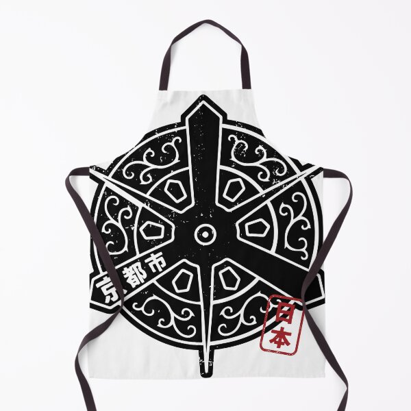 Item preview, KYOTO CITY Japanese Municipality Design Anime Hanko Style Distressed designed and sold by PsychicCatStore.