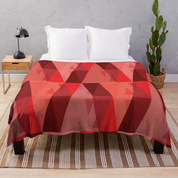 Item preview, Vertical Triangles Pattern – Red designed and sold by RoguePatterns.
