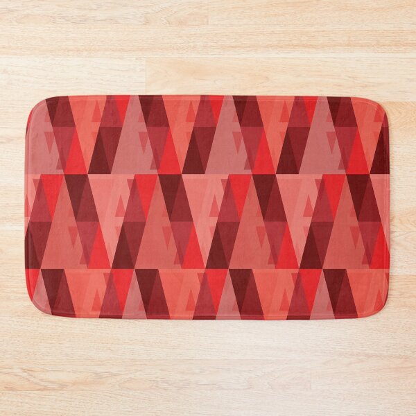Item preview, Vertical Triangles Pattern – Red designed and sold by RoguePatterns.