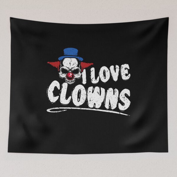 Item preview, I love horror clowns Halloween designed and sold by hotungmau2035.