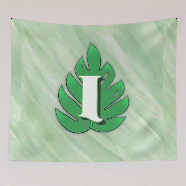 Item preview, Monstera Leaf Letter "I" designed and sold by isacaste.