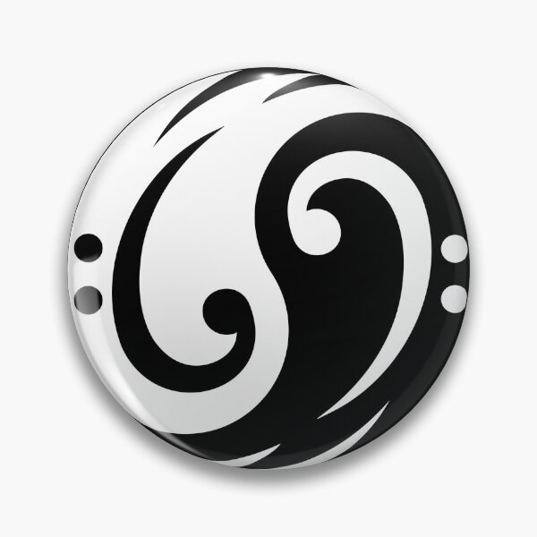 Item preview, Bass guitar bass clef bass yin yang bass for bass player designed and sold by Billianidesigns.