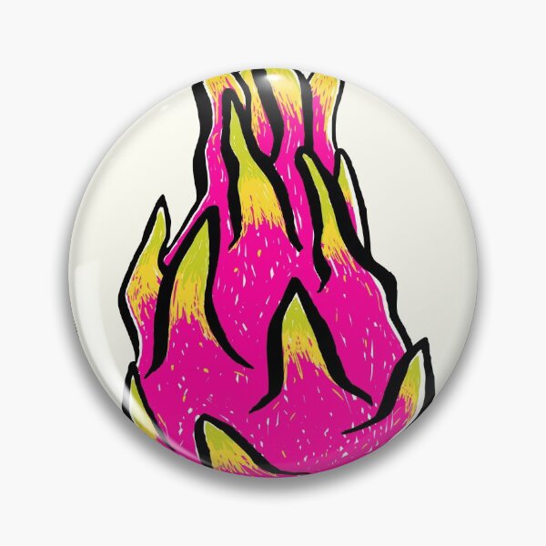 Item preview, Dragonfruit or Pitaya. Hand-drawn ink sketchy illustration designed and sold by Anniomoro.