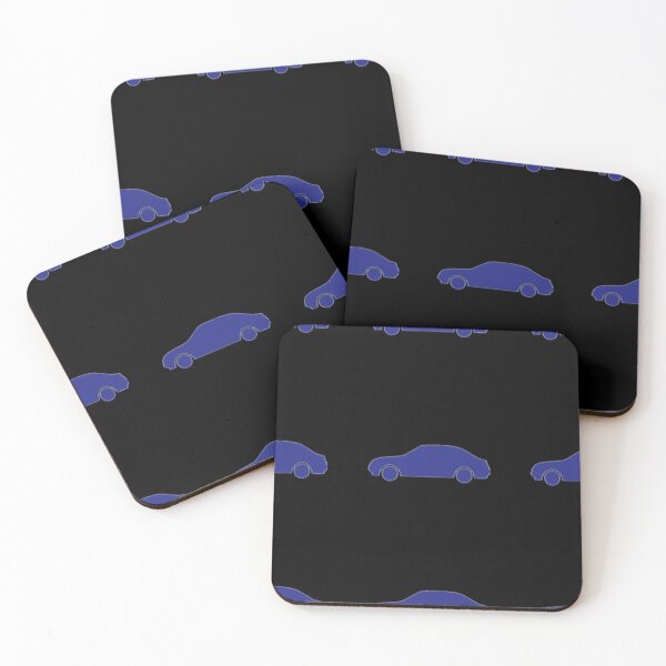 Item preview, Blue cars on black designed and sold by tetibright.