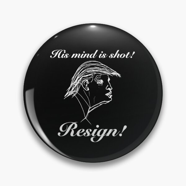 Aperçu de l'œuvre Son esprit est abattu démissionner de Donald Trump RBG créée et vendue par DesignsofNote.
