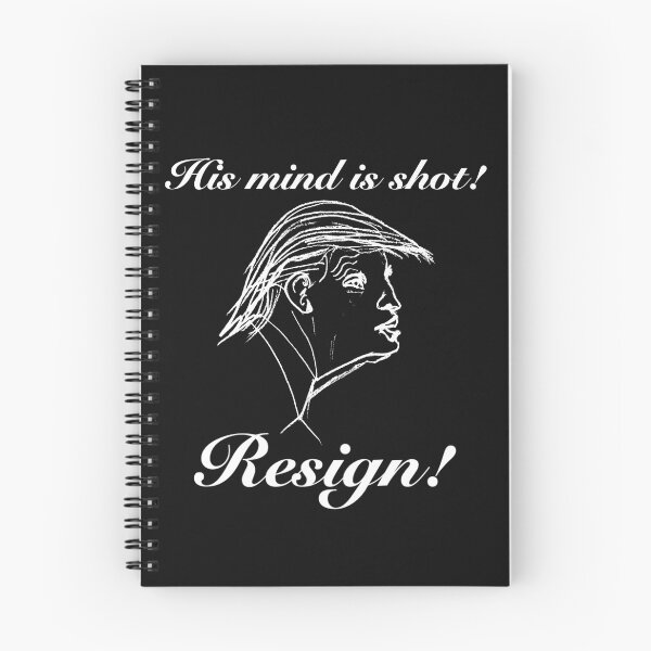 Item preview, His Mind Is Shot Resign Donald Trump RBG  designed and sold by DesignsofNote.