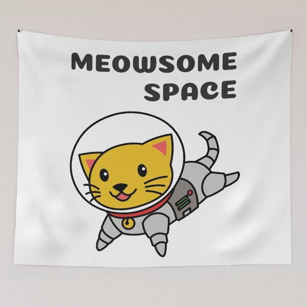 Item preview, MEOWSOME SPACE - FUNNY CAT PUN designed and sold by gaCh438.