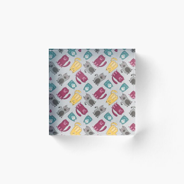 Item preview, Seamless pattern with cats. designed and sold by Yuka-Krable.
