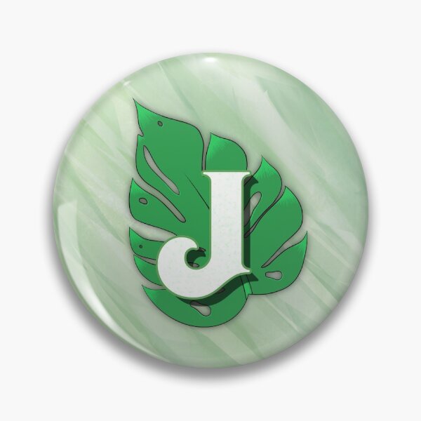 Item preview, Monstera Leaf Letter "j" designed and sold by isacaste.