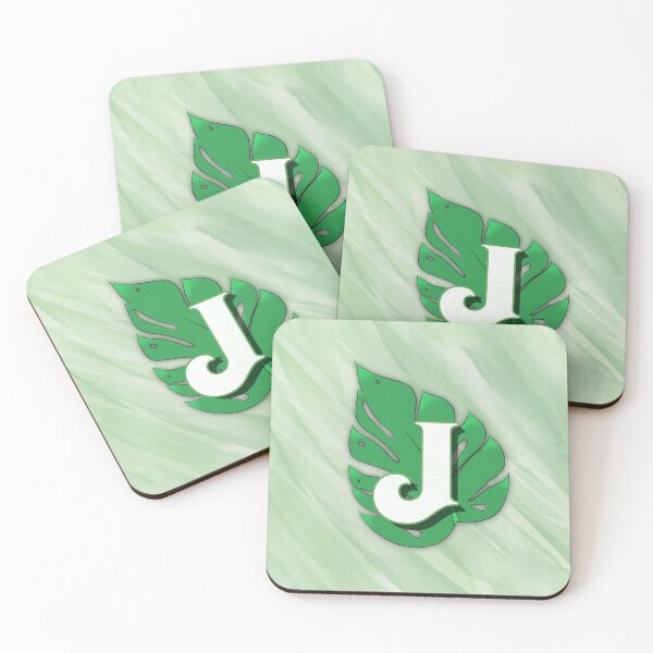 Item preview, Monstera Leaf Letter "j" designed and sold by isacaste.