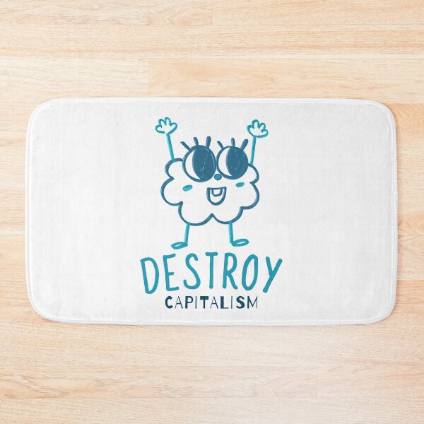 Item preview, Destroy Capitalim - Funny Happy Socialist Cloud designed and sold by Anthrocosmos.