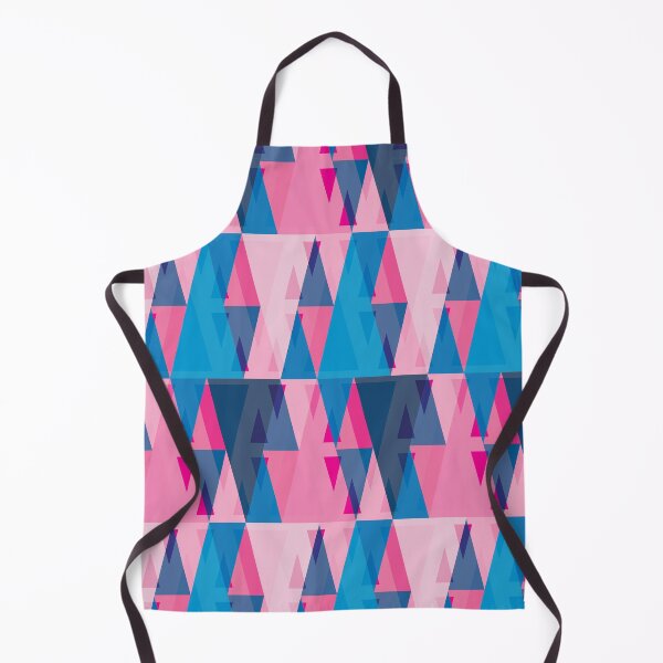 Item preview, Vertical Triangles Pattern – Blue & Pink designed and sold by RoguePatterns.