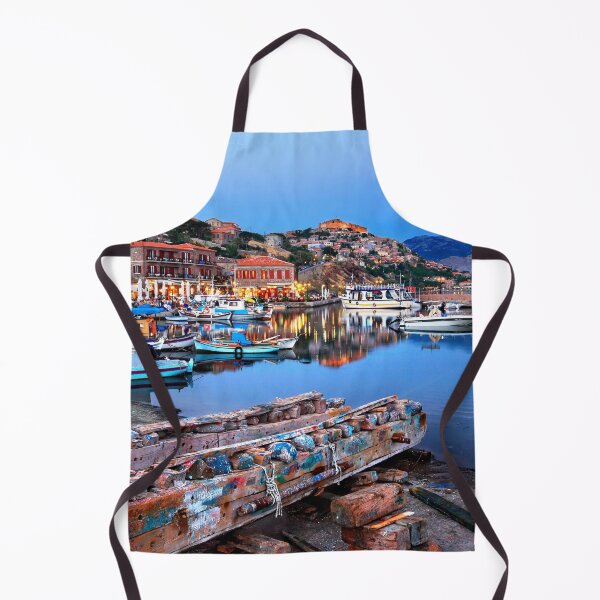 Item preview, The port of Molyvos town - Lesvos island designed and sold by Hercules Milas.