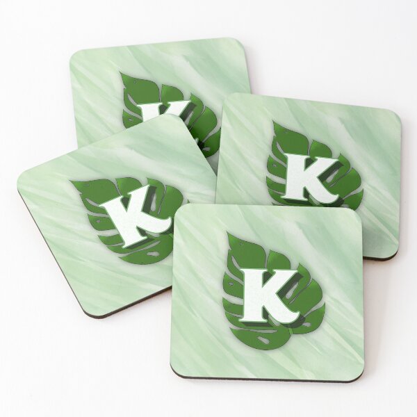 Item preview, Monstera Leaf Letter "K" designed and sold by isacaste.
