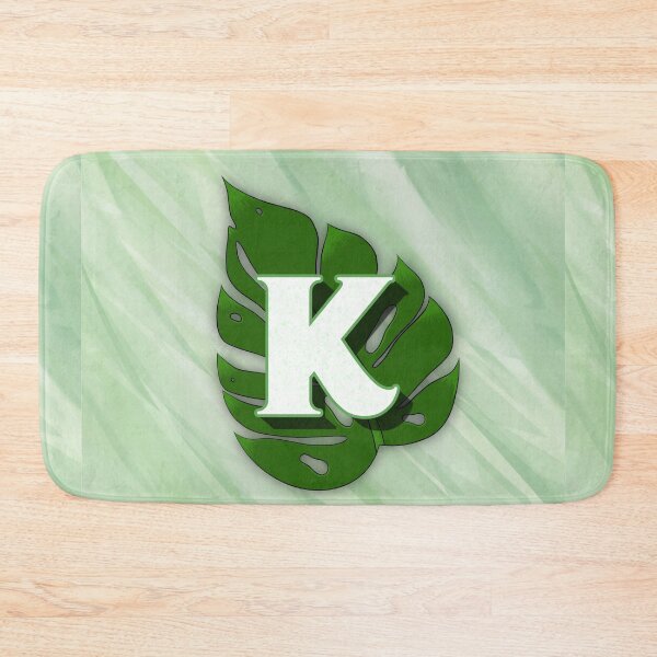 Item preview, Monstera Leaf Letter "K" designed and sold by isacaste.