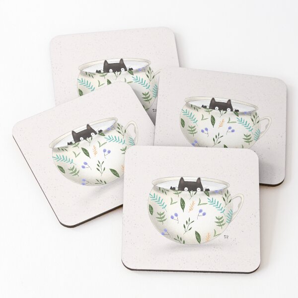 Item preview, Kitty in a mug designed and sold by maryjoak.