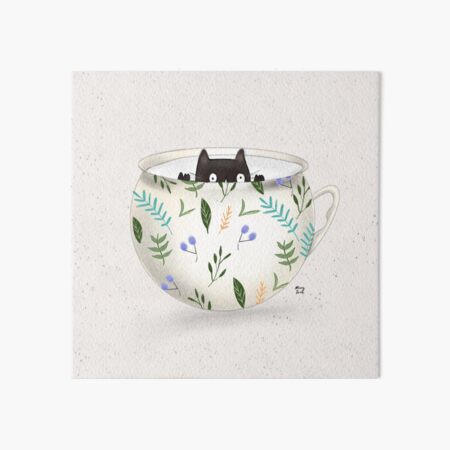 Item preview, Kitty in a mug designed and sold by maryjoak.