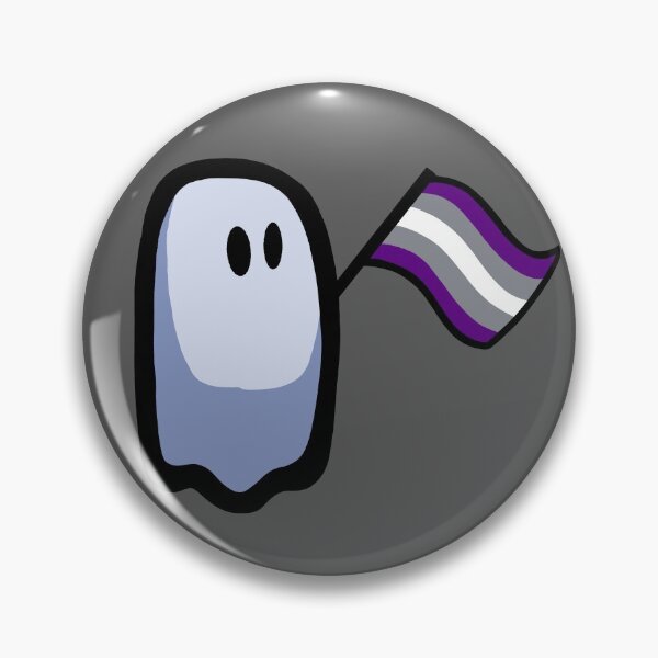 Item preview, Greysexual Pride Ghost designed and sold by AceLlama.
