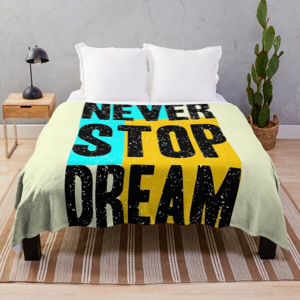 Item preview, Never Stop Dream Typography designed and sold by paradiskt.