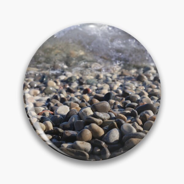 Item preview, Blue Water Waves Crashing on Rock Beach - Photograph designed and sold by MoClan-Graphics.