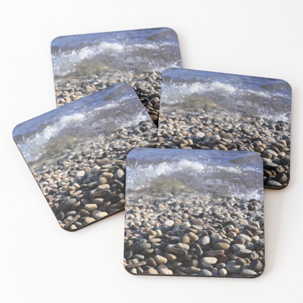 Item preview, Blue Water Waves Crashing on Rock Beach - Photograph designed and sold by MoClan-Graphics.