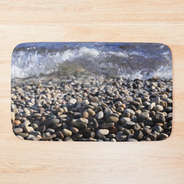 Item preview, Blue Water Waves Crashing on Rock Beach - Photograph designed and sold by MoClan-Graphics.