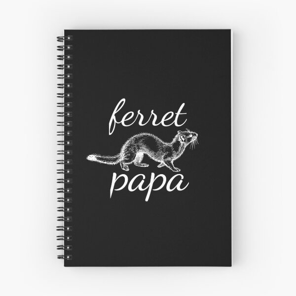Item preview, Ferret Papa Fancy Text designed and sold by jacks-tees.
