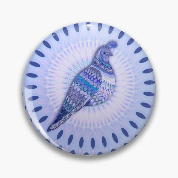 Item preview, BLUE QUAIL ZENTANGLE 355. designed and sold by sana90.
