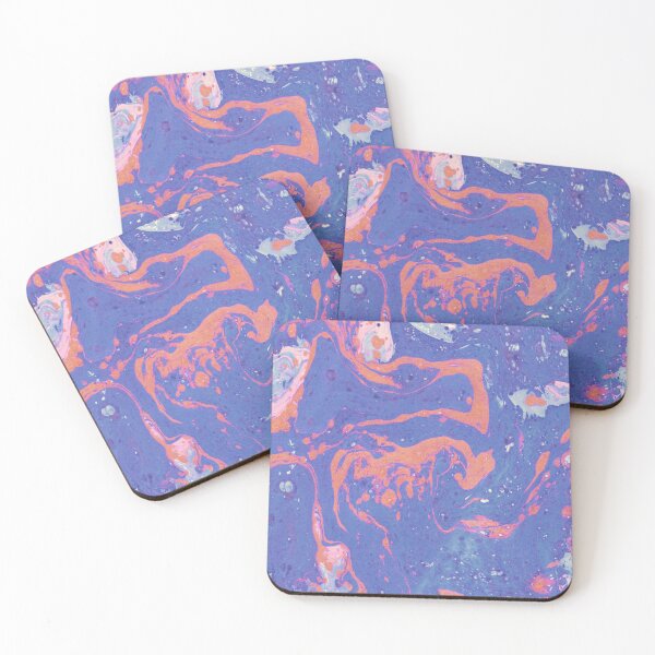 Item preview, Orange and purple acrylic painting  designed and sold by Designhub14.