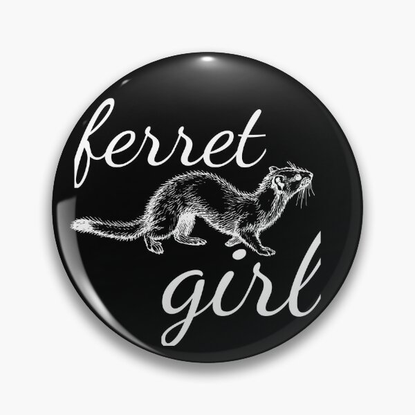 Item preview, Ferret Girl Fancy Cute Text designed and sold by jacks-tees.